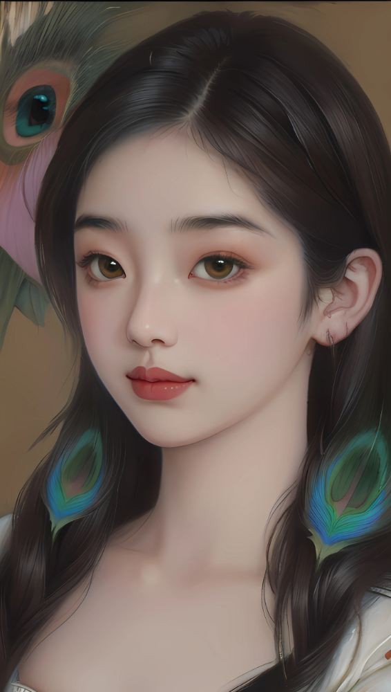时光深处的低语者：唯美复古风中的文艺少女画像  第4张