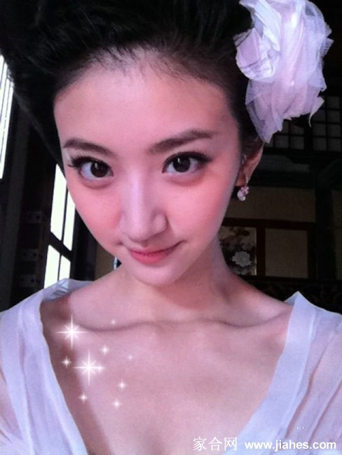 景甜清纯写真演绎东方美学温婉气质如诗如画  第6张